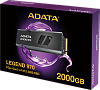 Твердотельный накопитель/ ADATA SSD LEGEND 970, 2000GB, M.2(22x80mm), NVMe 2.0, PCIe 5.0 x4, 3D NAND, R/W 10000/10000MB/s, IOPs 1 400 000/1 400 000,