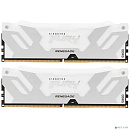 Память оперативная/ Kingston 32GB 6400MT/s DDR5 CL32 DIMM (Kit of 2) FURY Renegade RGB White XMP