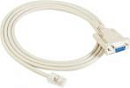Cоединительный кабель RJ45 (10 конт.) в DB9 "мама"