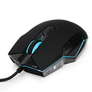 Gembird MG-740 черный USB {Мышь игровая, чип Avago, 4000DPI, 6кн, подсвет 16млн цв, ПО, каб ткан 1.7м}