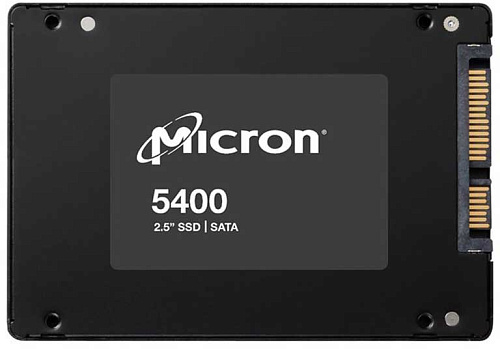 Накопитель CRUCIAL Твердотельный Micron SSD 5400 PRO, 480GB, 2.5" 7mm, SATA3, 3D TLC, R/W 540/520MB/s, IOPs 95 000/37 000, TBW 1324, DWPD 1.5 (12 мес.)