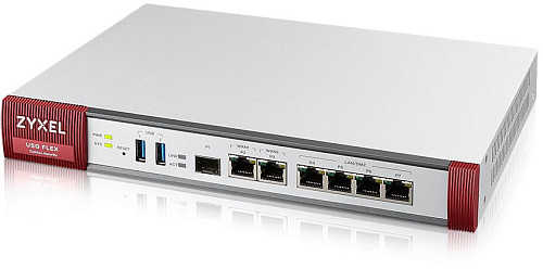 Межсетевой экран/ ZYXEL Firewall ZyWALL USG FLEX 200, Rack, 3xWAN GE (2xRJ-45 and 1xSFP), 4xLAN / DMZ GE, 2xUSB3.0, AP Controller (8/40)