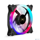 Exegate EX295964RUS Вентилятор 12В DC с подсветкой ExeGate EX12025HM3PM.FRGB.5CRU (120x120x25 мм, Hydraulic bearing (гидродинамический), 3pin+Molex, F