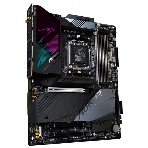 Материнская плата GIGABYTE B650E AORUS MASTER, AM5, B650, 4*DDR5, 4*SATA, 4*M.2, 8*USB 3.2, 4*USB 2.0, Type-C, 3*PCIx16, HDMI, ATX