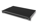 Оптическая патч-панель выдвижная для 24 адаптеров LС Duplex/SC Simplex, неукомплектованная, 1U, черная