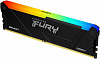 Память DDR4 16GB 3200MHz Kingston KF432C16BB2A/16 Fury Beast RGB RTL Gaming PC4-25600 CL16 DIMM 288-pin 1.35В single rank с радиатором Ret