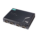 4-портовый преобразователь RS-232/422/485 в Ethernet второго поколения c двумя многомодовыми оптоволоконными интерфейсами (разъемы SC), расширенным на