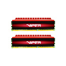 Модуль памяти PATRIOT Viper 4 Gaming DDR4 Общий объём памяти 16Гб Module capacity 8Гб Количество 2 3400 МГц Множитель частоты шины 16 1.35 В черный /