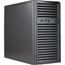 Серверная платформа SUPERMICRO SuperWorkstation Mid-Tower 5039C-T CPU(1) E-22**/ noHS/ no memory(4)/ on board RAID 0/1/5/10/ internalHDD(4)LFF/ 2xGE/ 4xFH, 2xM.2/ 1x668W
