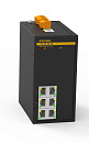 Управляемый коммутатор c 6 портами 10/100Base-T(X) (разъем RJ45), один вход питания 110-240 В перем. или 110-220 В пост.