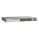 Коммутатор CISCO Catalyst 9300L 24-port 1G copper with fixed 4x1Gb SFP uplinks, PoE+, DNA Network Advantage Lic , C9300L-24P-4G-A