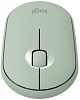 Мышь Logitech Pebble M350 зеленый оптическая (1000dpi) silent беспроводная BT/Radio USB для ноутбука (2but)