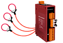 Интеллектуальный измеритель параметров трехфазной сети, Modbus TCP, в комплекте катушка Роговского 500 А