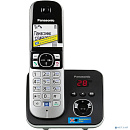 Panasonic KX-TG6821RUB (черный) {Беспроводной DECT,автоответчик,определитель номера,телефонный справочник 120 зап.}