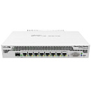Маршрутизатор MIKROTIK CCR1009-7G-1C-PC (9-cores, 1Ghz per core), 1GB RAM, 7xGbit LAN, 1x Combo port (1xGbit LAN or SFP), RouterOS L6, passive cooling