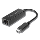 Lenovo USB-C to Ethernet adapter (to F, Full-size RJ45 connector, Support PXE boot, Wake-On-LAN,EEE802.3ab network specification for Gigabit data rat