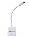 Кабель а/в TELECOM 0.15m м USB3.1 TYPE C/M -- HDMI /F TCA423B