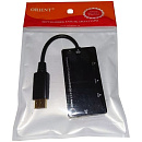 ORIENT Кабель-адаптер C311, DisplayPort M -> HDMI/ DVI-I/ VGA+Audio, длина 0.2 метра, черный (30571)