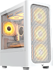 корпус Formula V Line Air Mesh G3 Plus White, MATX, Type-C*1, USB3.0*2, FRONT 3x120mm FRGB, REAR 1x120mm FRGB