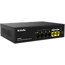 Коммутатор Tenda S106PC Коммутатор неуправляемый PoE, 6 портов 5x100 Мбит/с, PoE 4х до 30 Вт, настольный