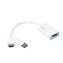 Переходник HDMI вилка на DisplayPort розетку, поддержка 4К