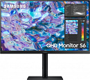 Монитор Samsung 27" LS27B610EQUXEN черный IPS LED 16:9 HDMI M/M матовая HAS Pivot 300cd 178гр/178гр 2560x1440 DisplayPort Ultra HD 2K (1440p) 5.4кг