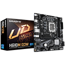 Материнская плата Gigabyte H610M D3W H610, LGA1700, 2*DDR5, 1*PCIEx16, 1*PCIEx1, 1*M.2, 1*TypeC, 3*USB3.2Gen1, 7*USB2.0, 4*SATA3.0, 1G, DP, HDMI, M-AT