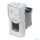 Cabeus KJ-RJ45-Cat.6-SH-180T-FP-L-22,5 Keystone Jack RJ-45(8P8C), 180 градусов, категория 6, экранированная, безинструментный монтаж, вставка Mosaic (
