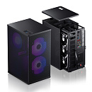 Корпус без блока питания/ Корпус JONSBO VR3 Black ITX без БП, mini-ITX, черный