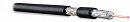 Кабель коаксиальный Hyperline COAX-RG6-100 RG-6 FTP PVC внутренний 100м черный