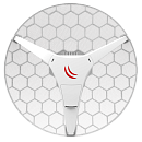 Точка доступа MikroTik LHG 60G (60GHz antenna, 802.11ad wireless, four core 716MHz CPU, 256MB RAM, 1x Gigabit LAN, RouterOS L3, POE, PSU) for use as C