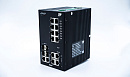 Управляемый коммутатор c 12 портами 10/100/1000Base-T(X) (8 портов с поддержкой PoE+), 2 Combo-портами (10/100/1000BaseTX или 100/1000BaseSFP), 2 порт