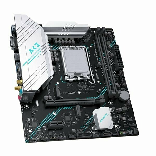 Материнская плата MAXSUN MS-B760M Gaming WIFI ACE, LGA1700, B760, 2*DDR5, 3*SATA3, 2*M.2, 4*USB 3.2, 2*USB 2.0, 1*PCIEx16, 1*PCIEx1, VGA+HDMI, mATX