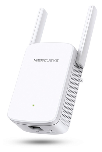 MERCUSYS AC1200 Усилитель Wi-Fi сигнала, до 300 Мбит/с на 2,4 ГГц + до 867 Мбит/с на 5 ГГц,2 фиксированные внешние антенны, подключение к настенной ро