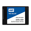 SSD WESTERN DIGITAL 2Тб Скорость записи 530 Мб/сек. Скорость чтения 560 Мб/сек. 2,5" WDS200T2B0A
