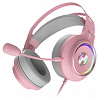 Наушники с микрофоном Edifier G4 TE розовый 2.5м накладные USB оголовье