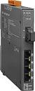 Коммутатор 4 x 10/100BaseTX, 1 x 10/100BaseFX, одномод, разъем SC, металлический корпус, дальность передачи - до 60 км