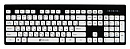 Клавиатура Оклик 580M черный USB slim