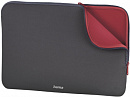 Чехол для ноутбука 15.6" Hama Neoprene серый/красный неопрен (00216510)