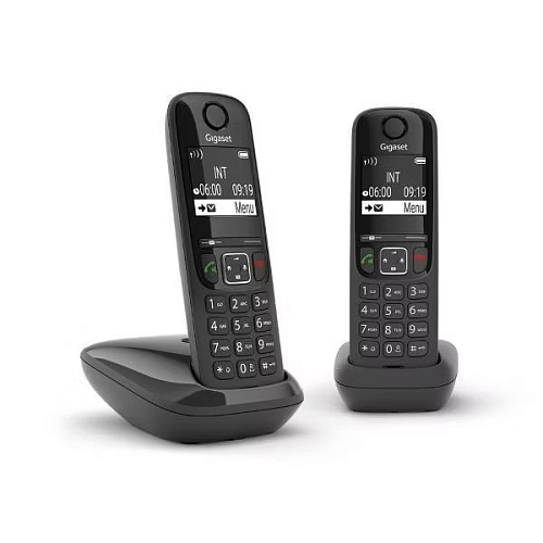 телефонный аппарат gigaset as690 duo black