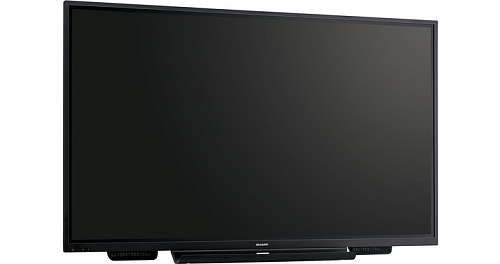 Sharp 75", LED, Ultra 3840x2160, Горизонтально/Вертикально/Под наклоном, 350 cd/m2, 5000:1,USB Медиа-плеер, 10Wx2, 16/7, 20 point, 4/32, InGlass