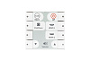 Панель управления BIAMP [Impera Echo Plus 8EUW], кнопочная 8-button control pad with Ethernet, EU, white