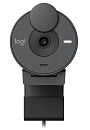 Logitech Webcam Brio 300, 1920x1080, GRAPHITE, защитная шторка, USB-C, [960-001436]