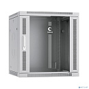 Cabeus SH-05F-12U60/45-R Шкаф телекоммуникационный настенный разобранный 19" 12U 600x450x635mm (ШхГхВ) дверь стекло, цвет серый (RAL 7035)