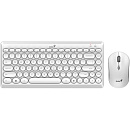 Комплект кл-ра+мышь беспроводной Genius LuxeMate Q8000 White (31340013411)