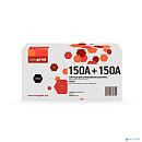 W1500AD Двойная упаковка картриджа EasyPrint LH-W1500AD_NC для HP LaserJet M111/M141 (2шт.x975 стр.) черный, БЕЗ ЧИПА