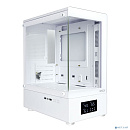 Корпус Ginzzu RX450D mATX жк. дисплей (Белый)
