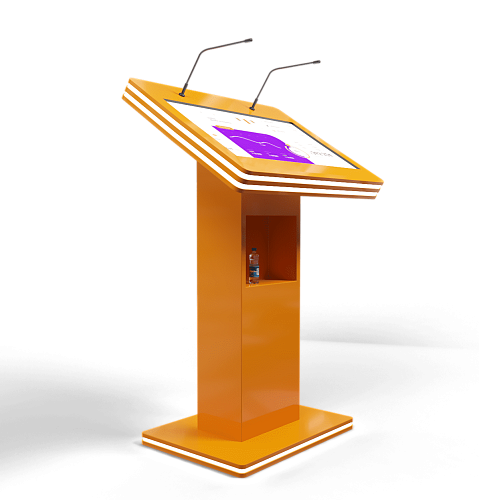 Интерактивная трибуна White Stripes Mini (МДФ) 21,5" (21.5 дюймов)