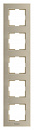 Рамка Panasonic Karre Plus WKTF08152BR-RU 5x вертикальный монтаж пластик бронзовый (упак.:1шт)