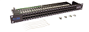 Патч-панель телефонная, 19", 1U, 50 портов RJ-45